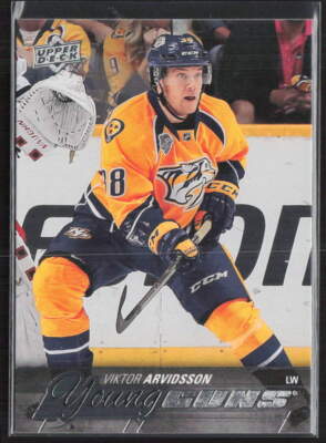 2015-16 Upper Deck #222 Viktor Arvidsson Young Guns Rookie