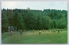 Postcard Camp Notre Dame Spofford New Hampshire NH Barry Field Monsignor