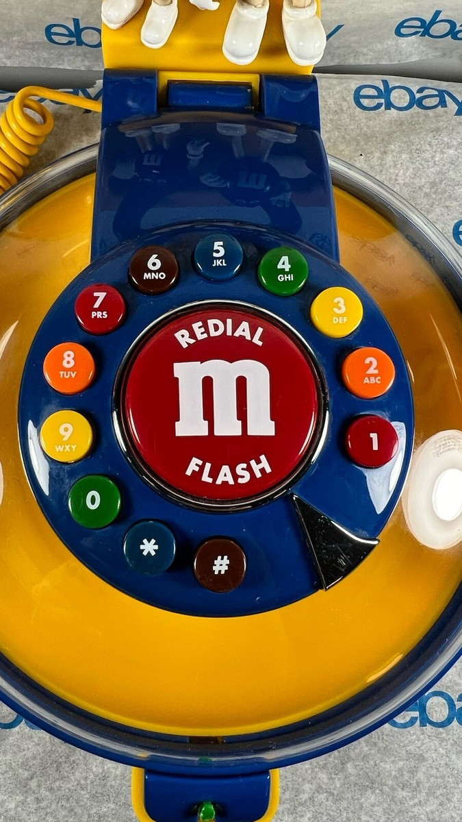 M&M Candy Dish Telephone Mars Collectible - Read! | eBay