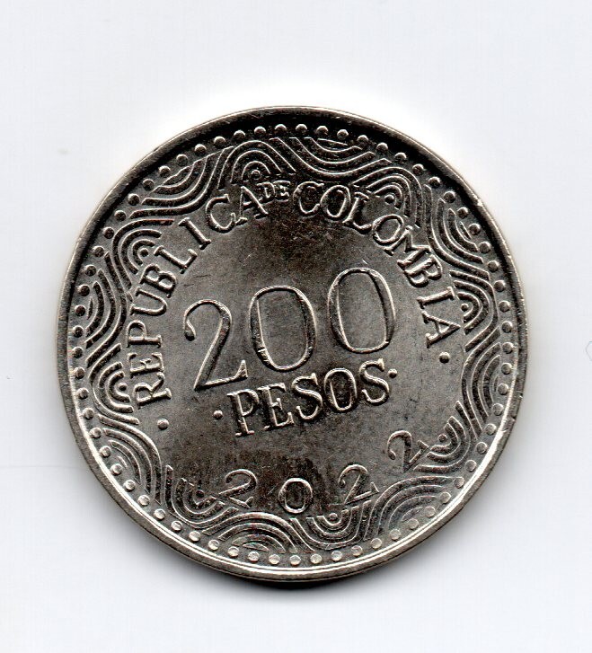 Colombia 2022, Guacamaya (Scarlet macaw or Ara macao), 200 pesos,  5