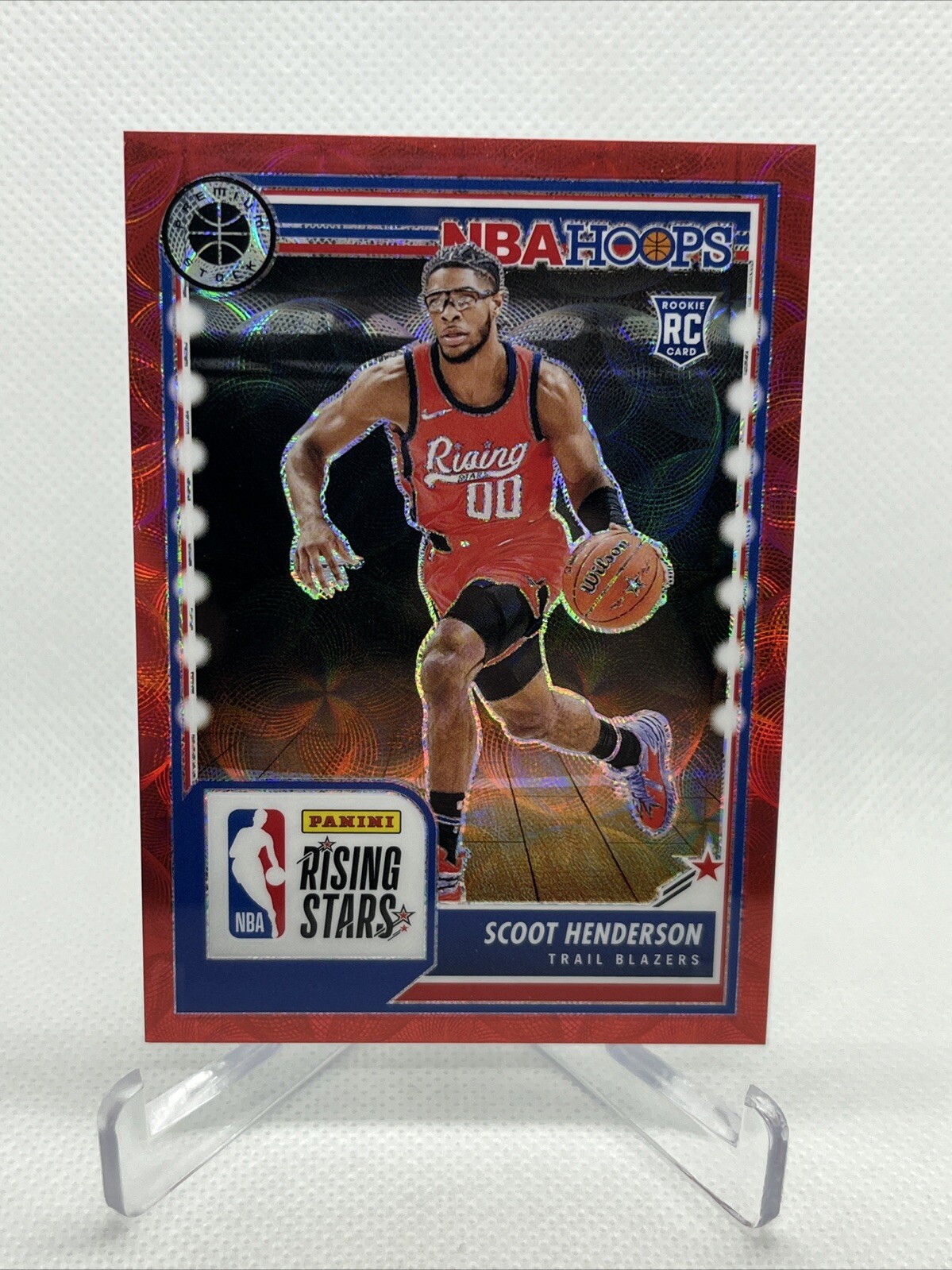 2023-24 Hoops Premium Stock SCOOT HENDERSON RED #38/88 Rookie Card RC #280