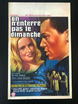 One Does Not Bury on Sunday Movie Poster (1960) - On N'enterre de la Dimanche