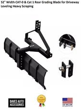 52" Width Rear Grading Blade For Driveway Leveling Heavy Scraping -High Quality