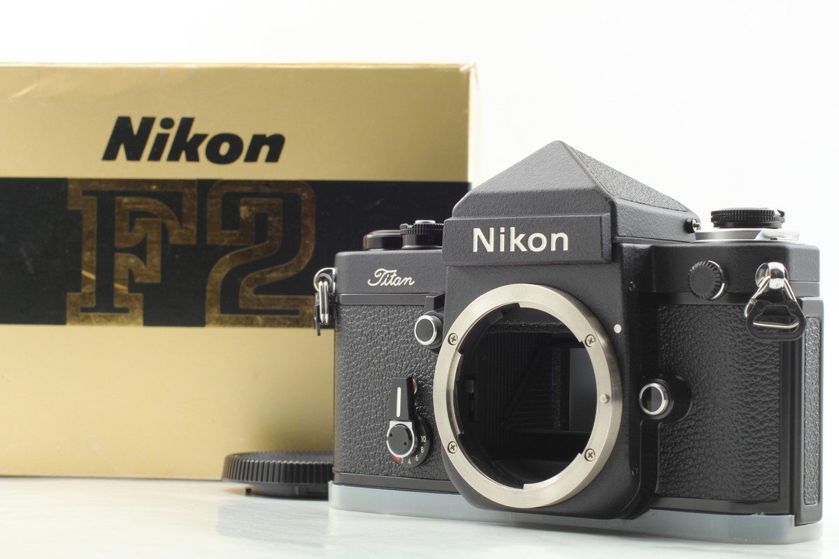 Almost MINT BOX】 Nikon F2 Titanium Titan with Name Eye Almost MINT BOX】 Nikon F2 Titanium Titan with Name Eye