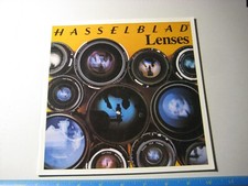 Vintage HASSELBLAD Sales Brochure Booklet LENSES Sweden 5.002 E 105 75 2