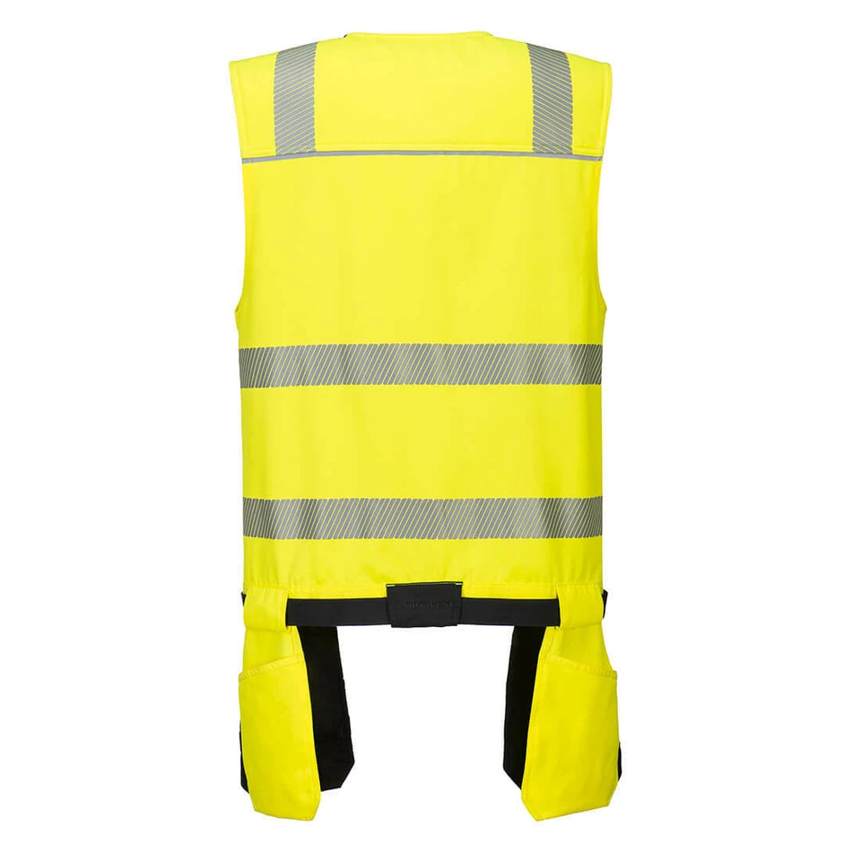 Portwest Two-Tone Hi-Vis Tool Vest with Holster Pockets - Image 2 of 2