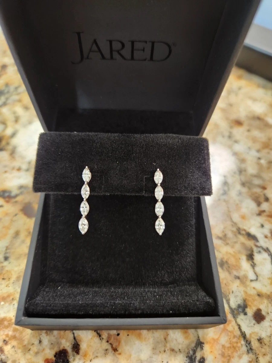 Jared 1 sale carat diamond earrings