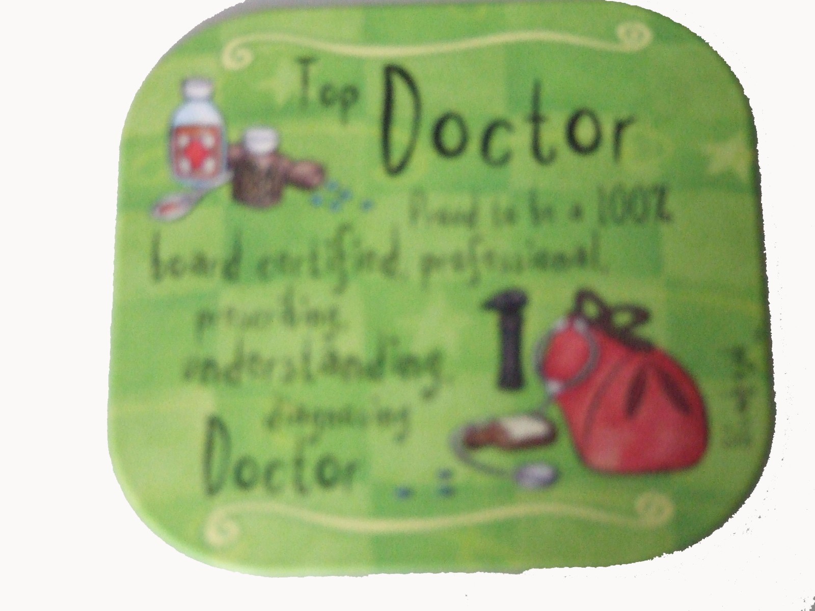 OCCUPATIONAL JOB COASTERS COASTER WITH JOBS GIFTS FATHERS DAY MOTHERS