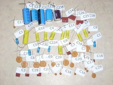 WURLITZER 2700 JUKEBOX STEREO TUBE TYPE AMP REBUILD CAP CAPACITOR KIT FOR 544