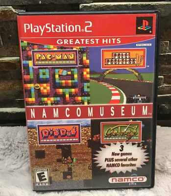 PS2 Namco Museum (Sony PlayStation 2, 2001) - PS2 Used Tested Works with Manual