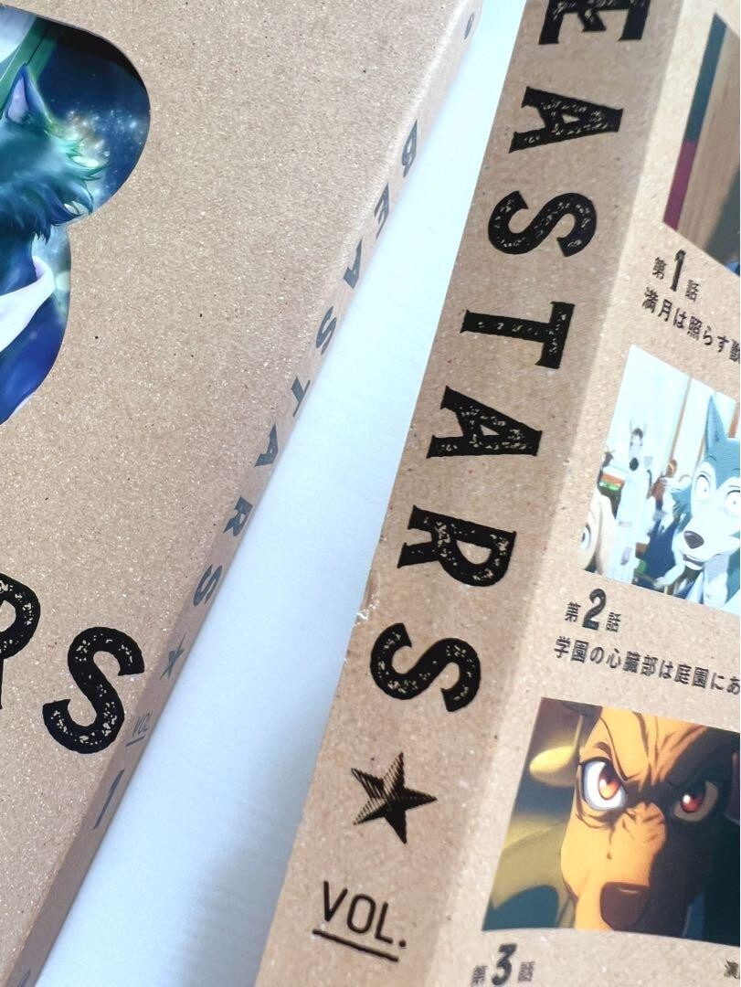 BEASTARS Blu-ray First Limited Edition Vol1~4 Complete Set storage