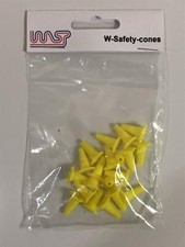 Safety Cones Yellow 15mm 20 pack Track Side Scenery 1:32 scale
