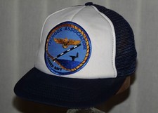 Vintage US Navy Tailhook Association Carrier Navy Snapback Mesh Cap