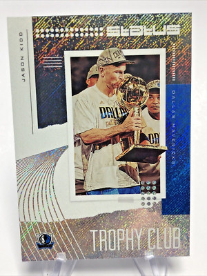 Jason Kidd Status Trophy Club Foil Champion 2011 HOF 2019-20 Dallas Mavericks
