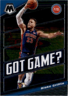 2019-20 Panini Mosaic #17 Blake Griffin Got Game? Detroit Pistons