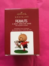 Hallmark Keepsake Ornament 2020 Peanuts A Boy and his dog Charlie Brown snoopy