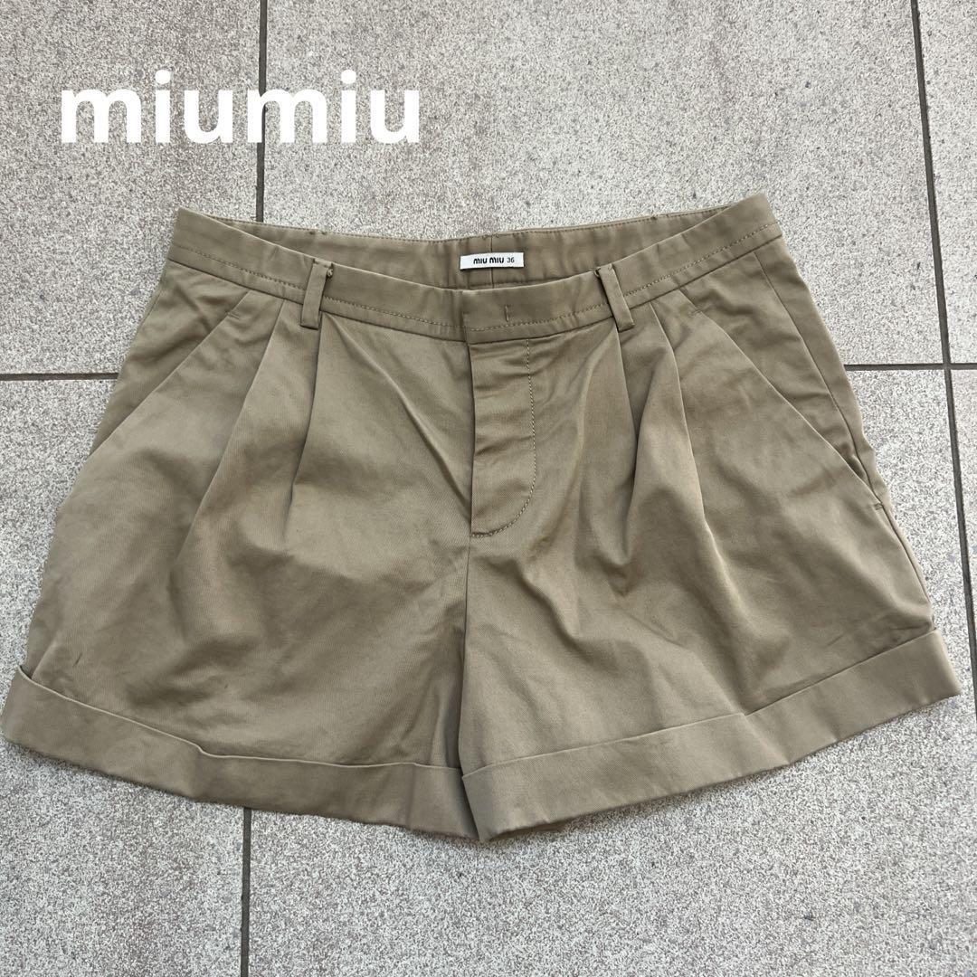 ショートパンツ Miu Miu Chino Bermudas miumiu shorts chinos shorts | eBay