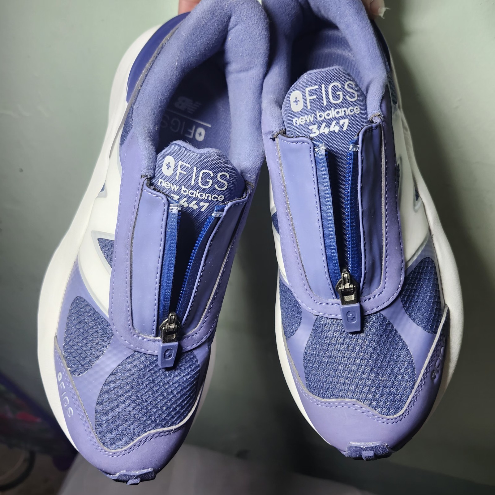 New Balance U3447ZBC Figs Special Edition Wayfarer Blue White Shoes Women 7 US thumbnail 17