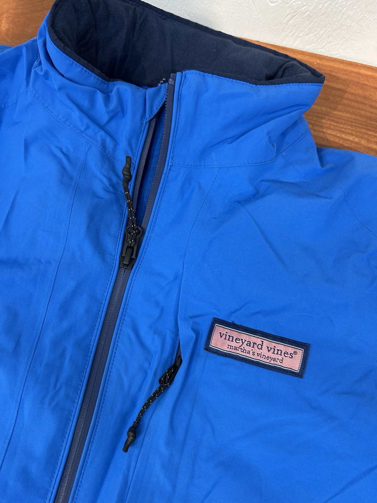 Vineyard Vines Performance Jacket Blue Full Zip W… - image 3