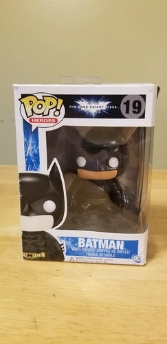 Funko POP! The Dark Knight Rises #19 Batman (Blue Box) Some Box Wear