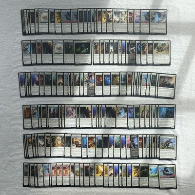 MTG Mono White Karten X150 Konvolut Restposten Bulk Sammlung verschiedene Sets Pauper