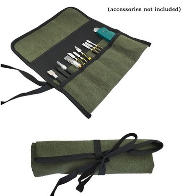 New Practical Tool Bag Roll Up Green Multi-Purpose Organize Oxford Cloth
