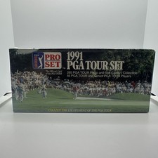 1991 PGA Tour PRO SET Golf Cards - Unopened - 286 Cards - Sealed Factory Box Set