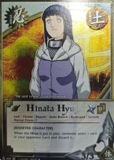 Naruto CCG Hinata Hyuga 658 Foil Reserved Character Card NM