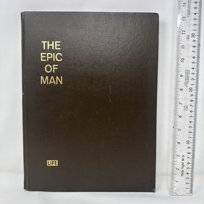 Vintage LIFE The Epic of Man 1961 Hardcover Book Illustrated First Edition
