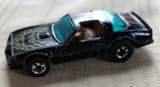 VTG 1977 Hot Wheels Hot Bird Pontiac Firebird Trans AM Black Cast 1:64 vintage