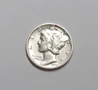 1944 - D Mercury Dime 90% Silver Grade VG - Silver Stack, Collection, Book, Gift