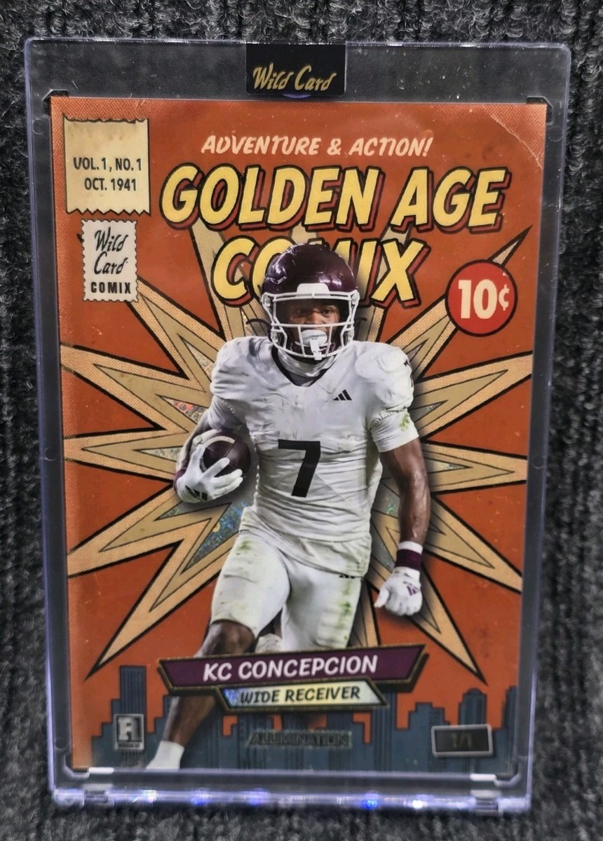 2026 Wild Card Just The Hits KC Concepcion 1/1 Golden Age Comix
