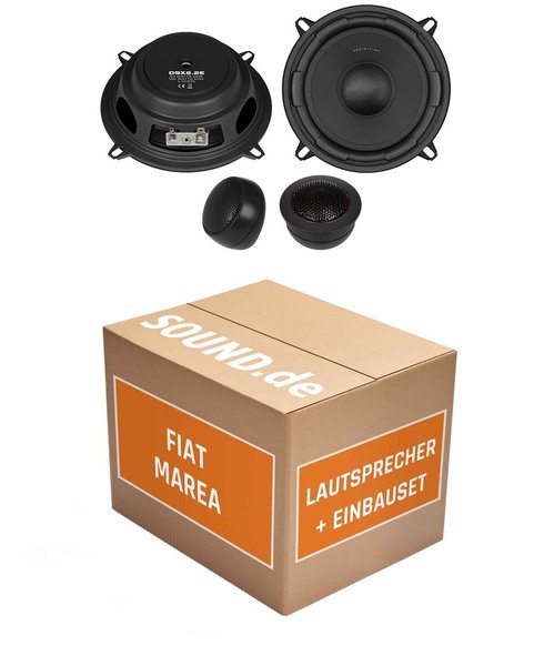 Lautsprecher Boxen Einbaupaket Heck Crunch DSX5.2E Passend FüR Fiat Marea | 2X T-image