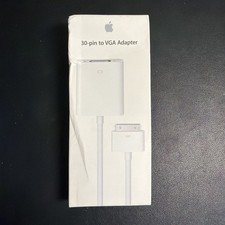 Apple 30-Pin to VGA Adapter - MC552ZM/B - White A1368 - Genuine