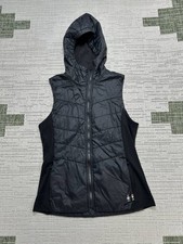 Smartwool Vest Womens Medium Hooded Quilted Puffer Wool Lined