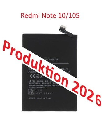 Redmi Note 10 und 10S Akku BN59  Hohe Kapazität frisch produziert  5000 mAh