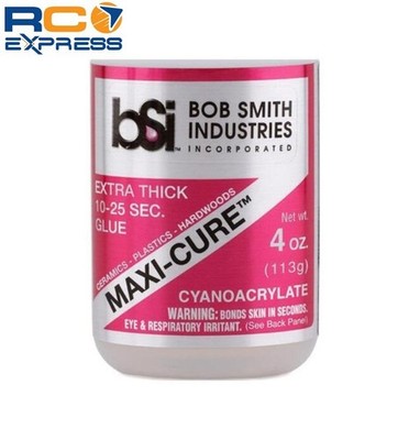 Bob Smith Industries Maxi-Cure Pocket CA Glue 4 Ounce BSI136