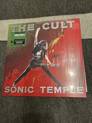 The Cult   Sonic Temple 2LPs  Green Translucent Vinyl 