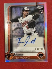 Topps 2025 Chrome Kade Strowd Rookie Autograph Refractor #AC-KST /499