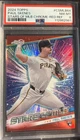 2024 Topps Stars Of Mlb Chrome #CSMLB64 Paul Skenes Red Refractor 46/75 PSA 8