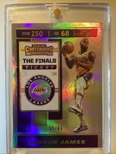 2019 PANINI CONTENDERS #70 LeBRON JAMES THE FINALS TICKET /65