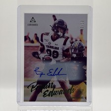 2020 Bryan Edward Luminance /10 Autograph Rookie Card RC Raiders SC
