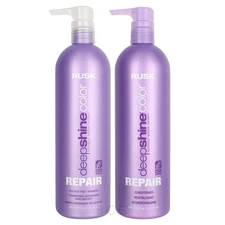 Rusk Deepshine Color Repair Shampoo & Conditioner DUO 25 oz