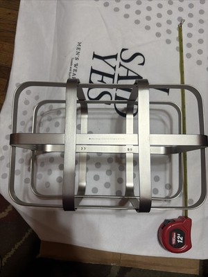 Silver Colored Wine/Champagne Bottle Holder Stand Brand New Out Of Box 6 Bottle