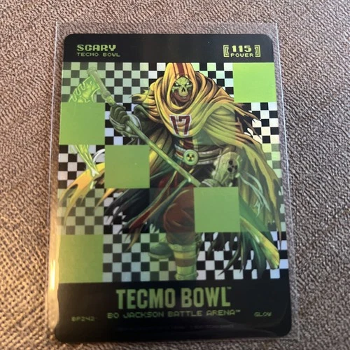 Bo Jackson Battle Arena Tecmo Bowl Scary Big Pixel Glow SP