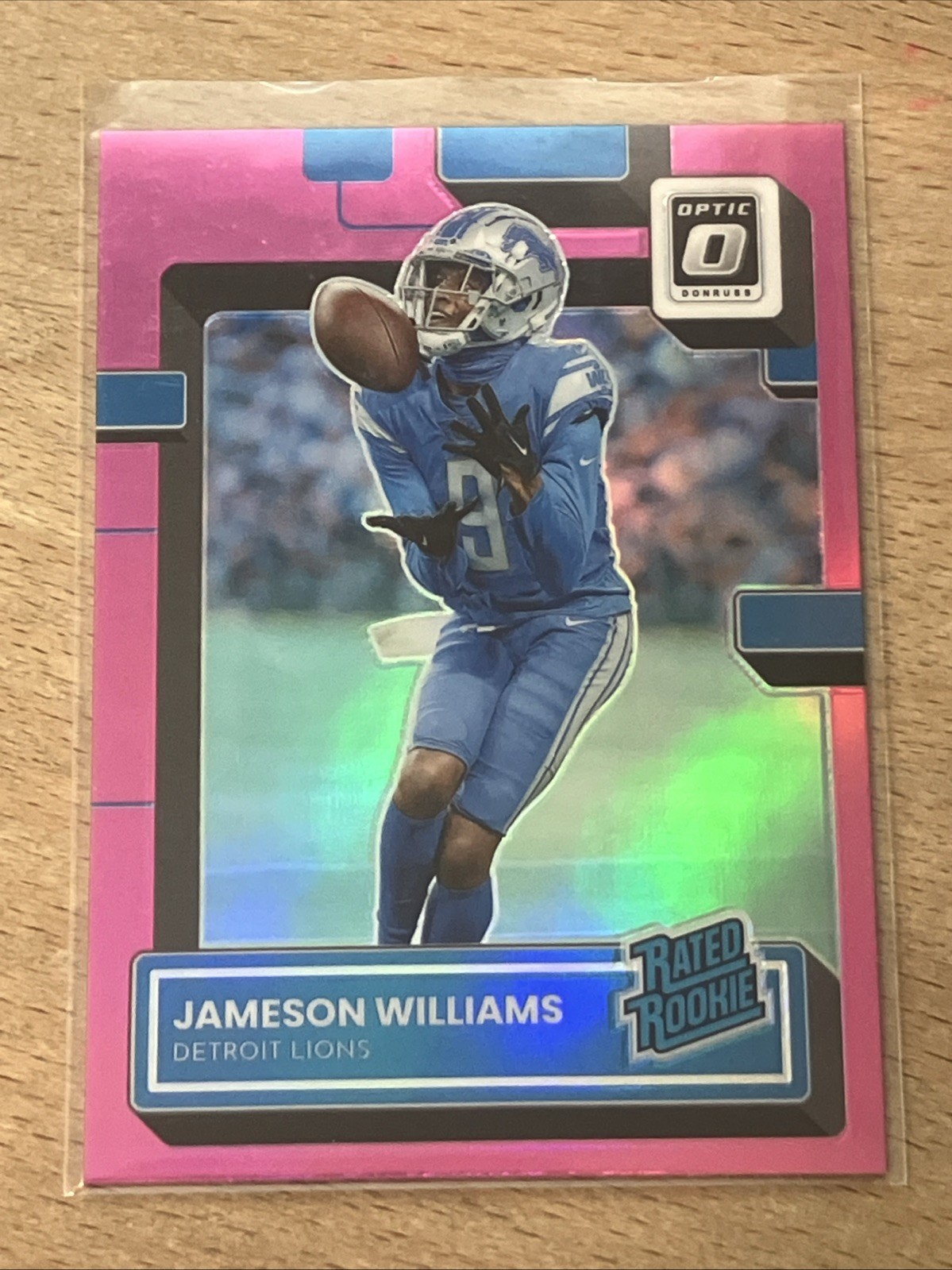 2022 Panini Donruss Optic - Rated Rookie Jameson Williams #208 Pink Prizm (RC)