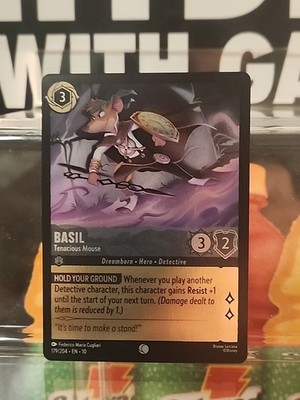 Basil - Tenacious Mouse 179/204 Whispers in the Well Cold Foil