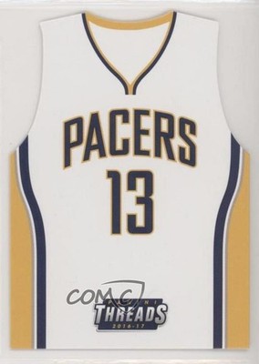 2016-17 Panini Threads Team Threads Die-Cuts Paul George #46 y8a