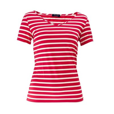 Saint James Damen T-Shirt Aviso mit V-Ausschnitt