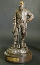 JEB STUART Statue Terry Jones Civil War Sculpture 1996 18/400  14&rdquo; Ltd. Ed. READ